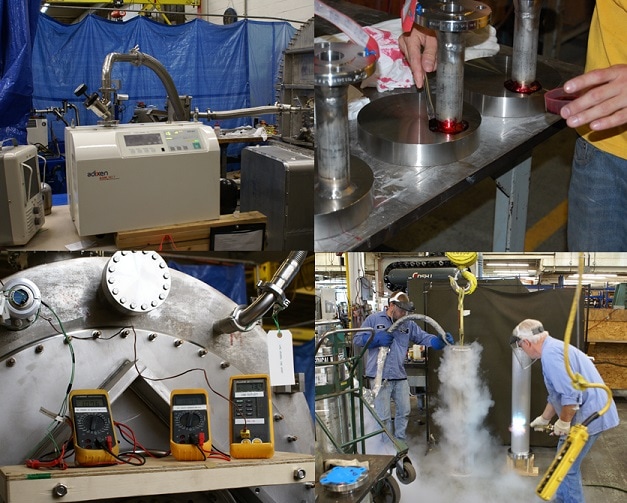 Meyer Tool Helium Leak Detection, Pneumatic Pressure Testing, Hydraulic Pressure Testing, Electrical Testing, and Dye Penetrant Testing