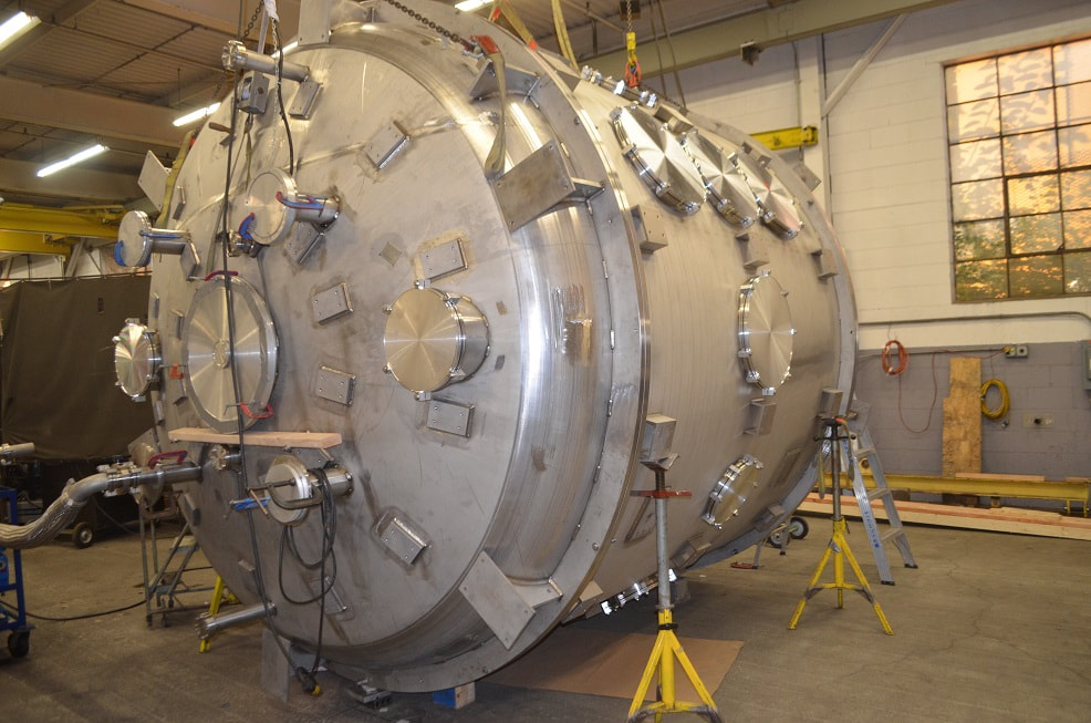 We built this custom large vacuum vessel a few years ago for physics researchers at Princeton University. Large or small, Meyer Tool has been working at the cutting edge of vacuum technology for over 50 years!